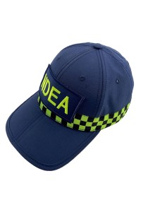 設計螢光繡花logo   訂製反光保安帽   物業管理帽   清涼   隔熱  吸汗透氣   物業管理帽設計公司   HA340